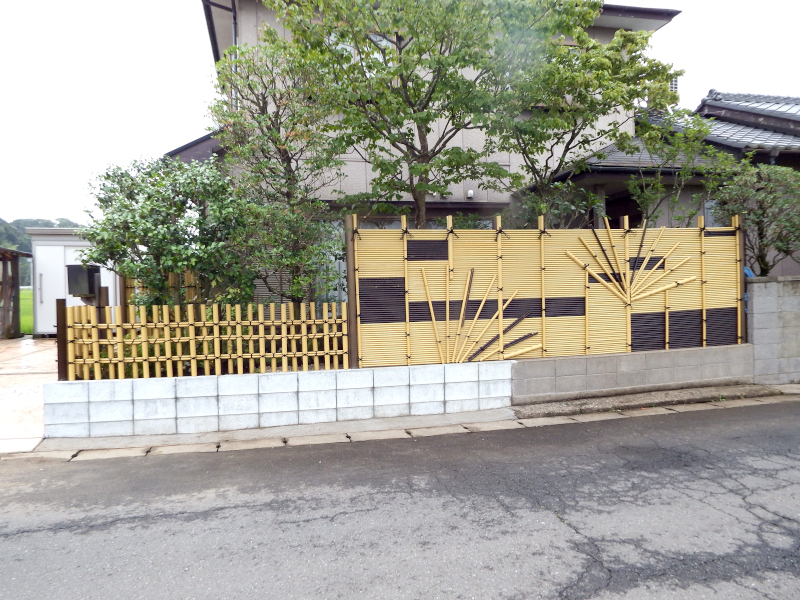 竹垣の写真